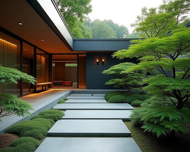 Zen-inspired modern garden design in Tokyo