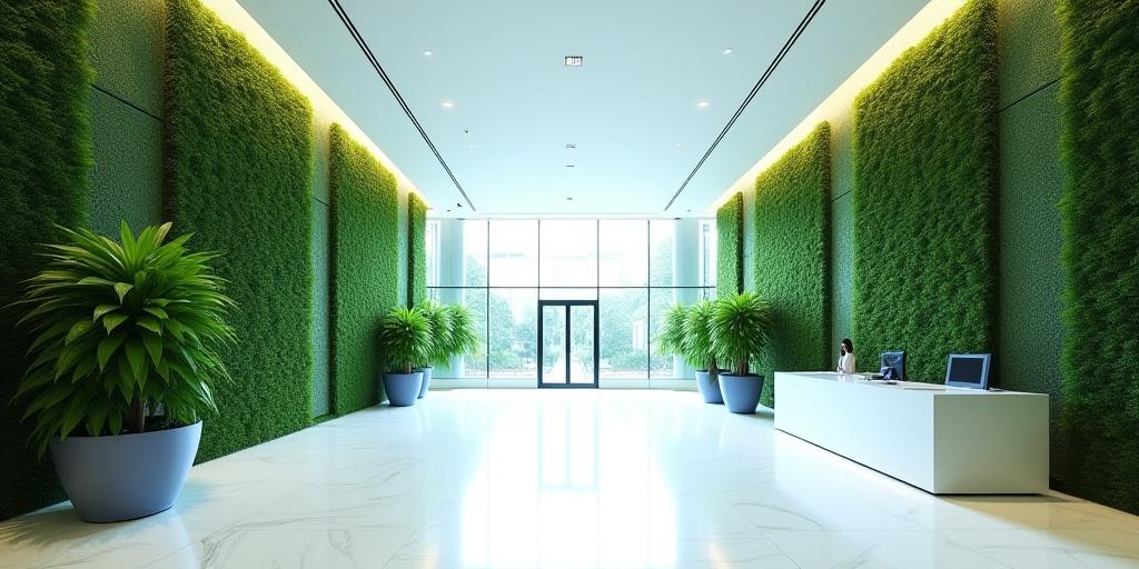 オフィスビルの緑化デザイン